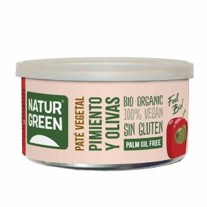 Pate Vegetal Pimiento Y Olivas 125Gr. Bio