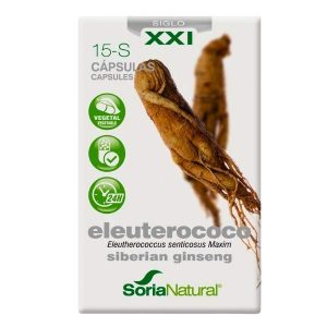 Eleuterococo 15-S 30 cápsulas Formula XXI - Soria Natural