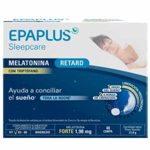Melatonina forte retard 60 comprimidos 1,98mg - Epaplus