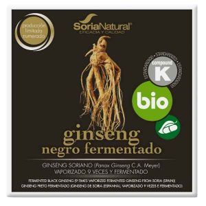 Ginseng negro fermentado bio 24 cápsulas - Soria Natural