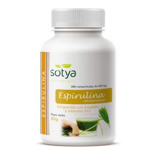 Espirulina 200 comprimidos 400mg - Sotya