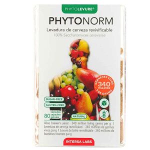 Phytonorm levadura de cerveza 80 cápsulas - Dietéticos Intersa