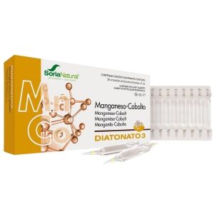 Diatonato 3 manganeso cobalto 28 ampollas - Soria Natural