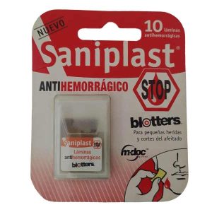 Laminas antihemorrágico 10 unidades - Saniplast