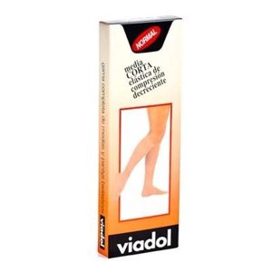 Media corta de comprensión normal color beige T.2 pequeña - Viadol