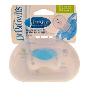 Chupete prevent azul nivel 1 0-6M - Dr. Browns