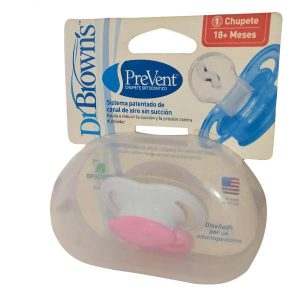 Chupete prevent rosa nivel 3 +18M - Dr. Browns