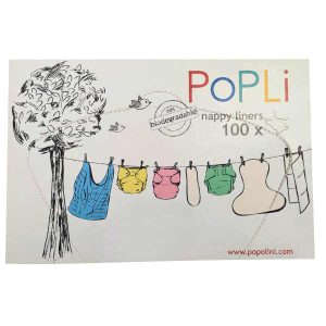 Forros desechables pañal 100 unidades popolino - Crianza Natural