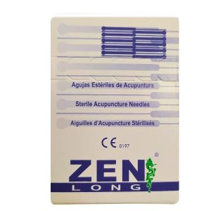 Agujas estériles de acupuntura 100 unidades 32x1 025x25mm - Zen Long
