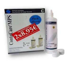 Solucion Lentillas Contacare 2X360