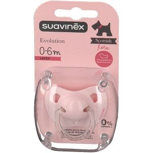Suavinex Chupete Lib. Latex Rosa 0-6M