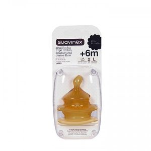 Suavinex Tetina Latex 2Uds. T2L +6M