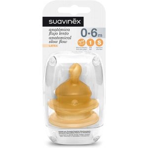 Suavinex Tetina Latex 2Uds. T1S 0-6M