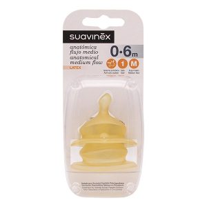 Suavinex Tetina Latex 2Uds. T1M 0-6M
