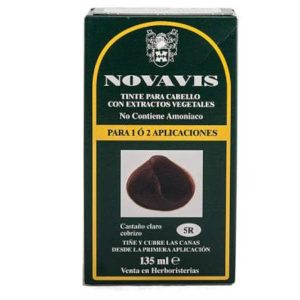 Tinte vegetal 05R castaño claro cobrizo - Novavis