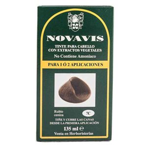 Tinte vegetal 07C rubio ceniza - Novavis