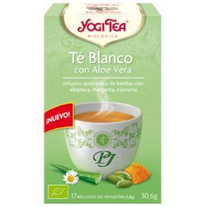Te Blanco Con Aloe Vera 17 Filtros - Yogi Tea