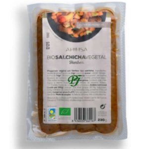 Salchichas Vegetal Hierbas 230Gr - Ahimsa