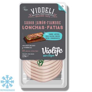 Queso Lonchas Jamon York 100Gr Viodeli - Violife