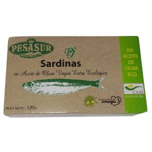 Sardinas En Aceite Oliva 120Gr - Pesasur