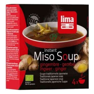 Sopa Instantanea Miso Jengibre 4X15Gr - Lima