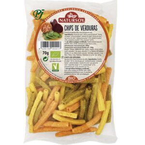 Chips De Verduras 70Gr - Natursoy