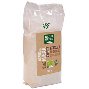 Harina Avena Integral Sin Gluten 500Gr - Naturgreen