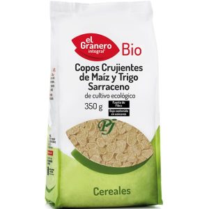 Copos Crujientes Maiz Trigo Sarraceno 350Gr - El Granero