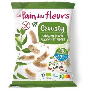 Ganchito Crousty Trigo Sarraceno Pimienta 75Gr - Le Pain De Fleurs