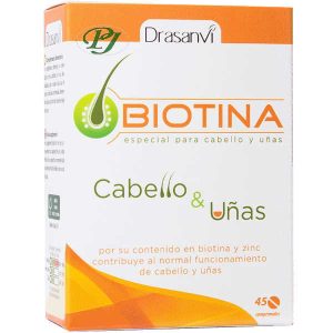 Biotina Cabello Y Uñas 45 Comprimidos - Drasanvi