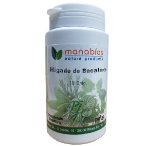 Higado De Bacalao 90 Perlas 1000Mg - Manabios