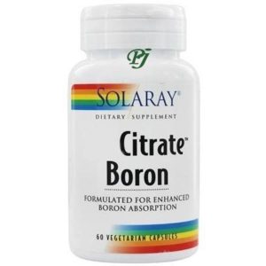 Citrato De Boro 60 Capsulas - Solaray