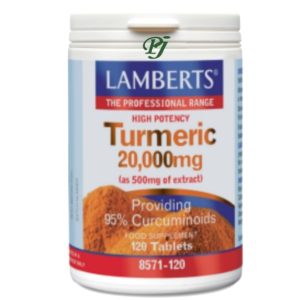 Curcuma 20.000Mg 120 Tabletas - Lamberts