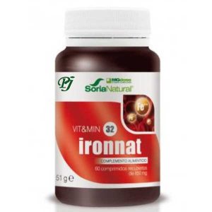 Vitamin 32 Ironnat 60 Comprimidos - Soria Natural