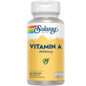 Vitamina A 3000Mg 60 Capsulas Veganas - Solaray