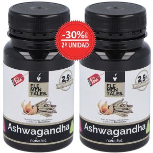 Elementales Pack Ashwagandha 30 % Dto. 2ª Unidad - Novadiet