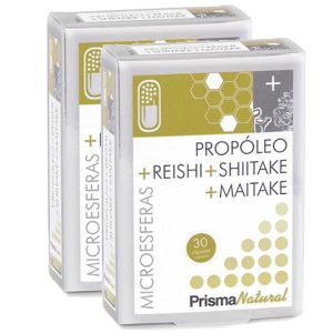 Pack Propoleo+Reishi+Shiitake 2X30 Capsulas - Prisma Natural
