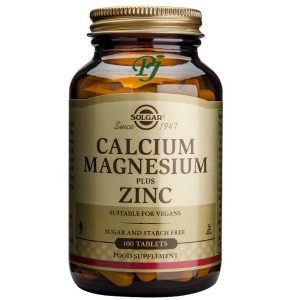 Calcio Magnesio Plus Zinc 100 Comprimidos - Solgar