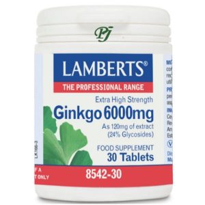 Ginkgo Biloba 6000Mg 180 Tabletas 8542 - Lamberts