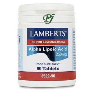 Acido Alfa Lipoico 90 Tabletas 250Mg - Lamberts