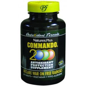 Commando 2000 Antioxidante 60 Tabletas - Natures Plus