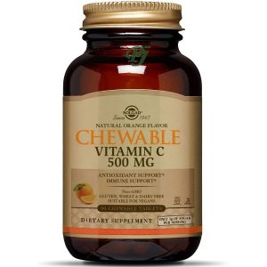 Vitamina C 500Mg 90 Comprimidos Naranja Masticable - Solgar