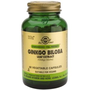Ginkgo Estandarizado 60 Capsulas - Solgar