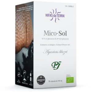 Champiñon Del Sol Mico Sol 70 Capsulas - Hifas Da Terra