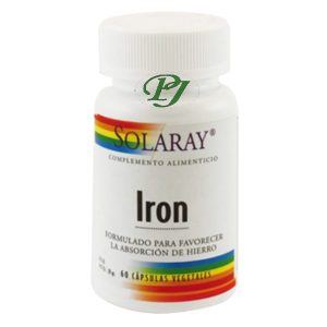 Iron Hierro 60 Capsulas 25Mg - Solaray