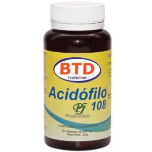 Acidofilo 108 60 Capsulas - Btd
