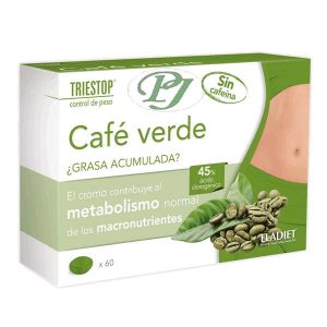 Triestop Cafe Verde Sin Cafeina 60 Capsulas - Eladiet