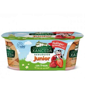 Yogur Junior Cremoso Fresas Bio 2X125Gr - Xanceda