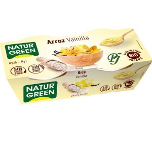 Yogurt Bio Arroz Vainilla 2X125Gr - Naturgreen