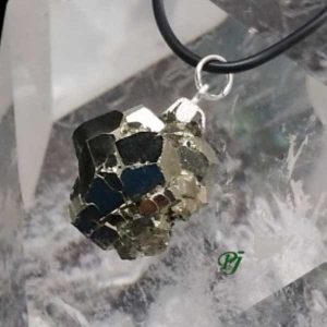 Colgante Masivo Pirita Plata - Promineral